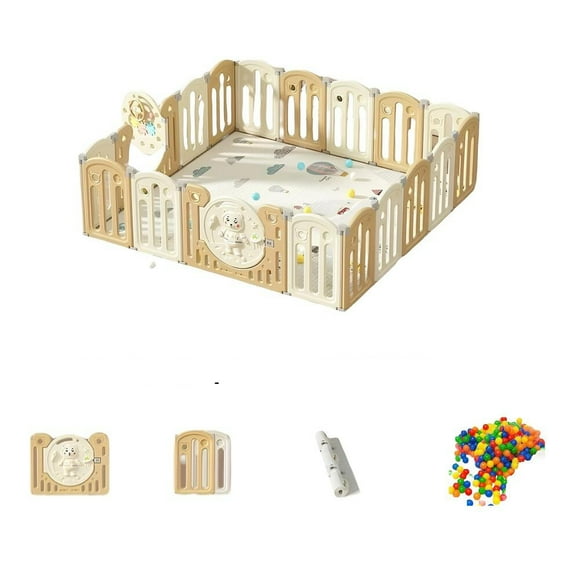 Corral Bebé 191x199cm Con Accesorios LuBabycas