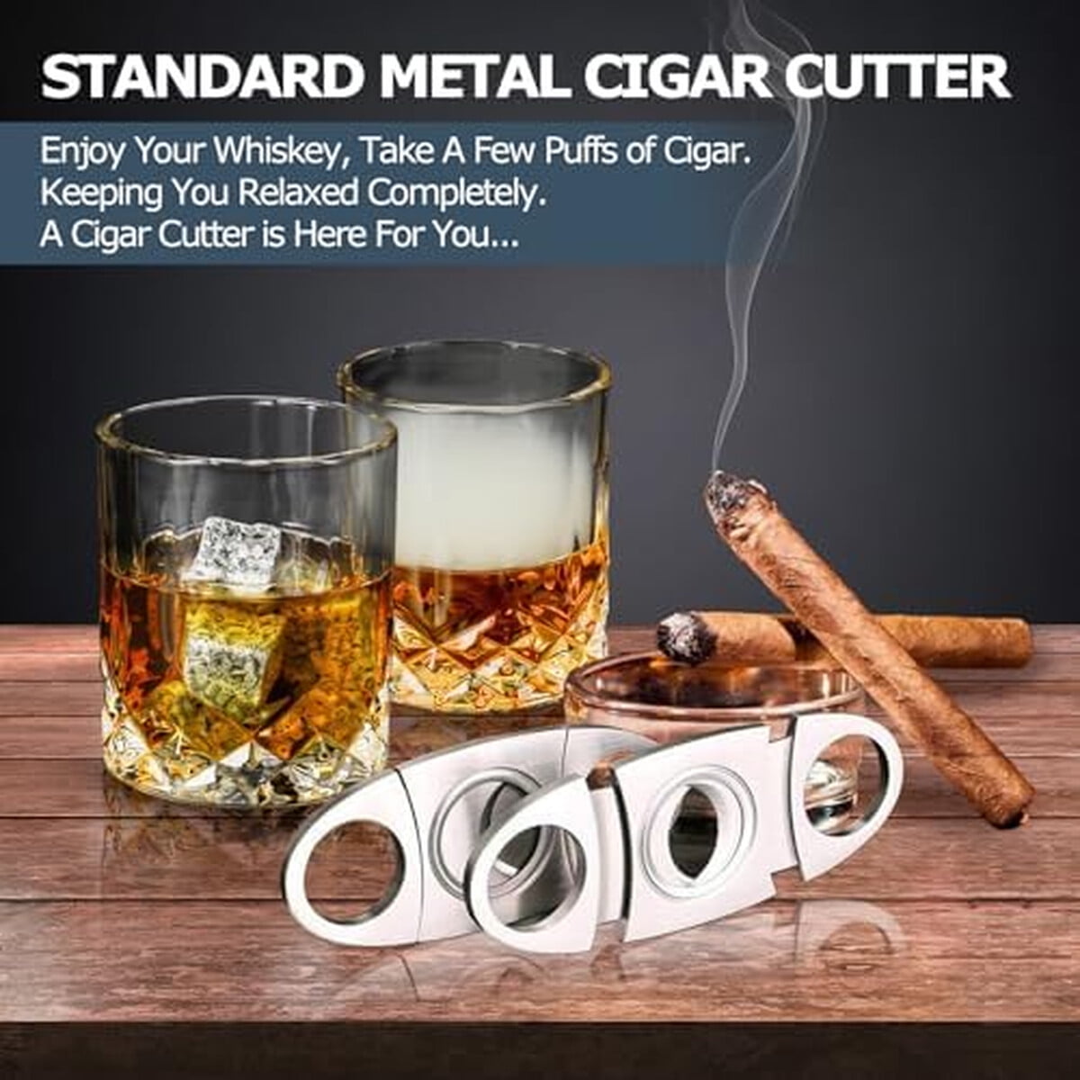 Kit Ahumador Whiskey Hmybar 26 Piezas Soplete Vaso Piedras