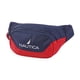 thumbnail image 1 of Cintura ajustable de nailon 420D de Fanny Pack Nautica, azul marino y rojo, 1 of 4