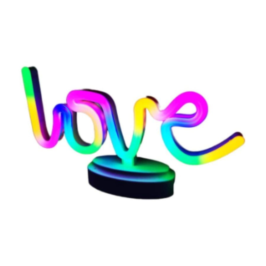 Click Ventas - Lampara Mesa Led Tunnel Light Neon Love