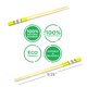 thumbnail image 3 of Juego de palillos GAMAGO Llama Bamboo, 5 pares, reutilizables, 3 of 7