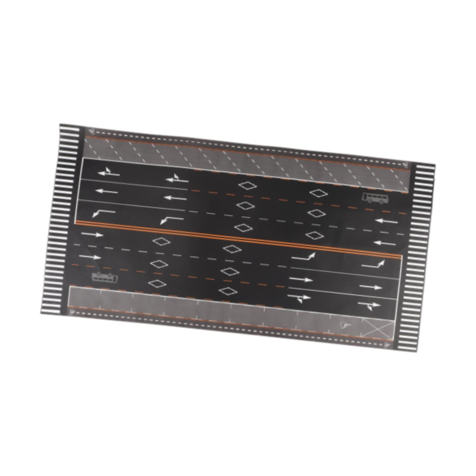 Magideal - Alfombrilla De Estacionamiento 1:64, Alfombrilla De Ratón De Garaje Fundida A Presión Para Exhibición De Escenas, Alfombrilla De Juego De Escritorio E A