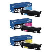 Juego De Cartuchos De Tóner Brother Tn433 High Yield De 3 Colores