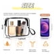 thumbnail image 2 of Bolsa de maquillaje Icaramsy Clear, paquete de 2, bolsa de aseo aprobada por la TSA, 2 of 8