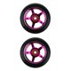 thumbnail image 5 of 1 Par De Ruedas De Repuesto Para Scooter De Acrobacias De 100 Mm Con Cojinetes Y Bujes De Color Púrpura, 5 of 5