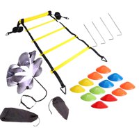 Ioensy - Juego De Entrenamiento De Escalera De Agilidad De Velocidad De 236 ""Equipo De Entrenamiento Para Fútbol