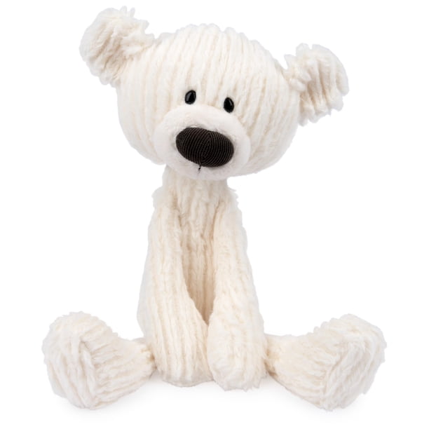 Cable de peluche GUND para palillo de dientes con forma de oso de peluche, 38 cm, color crema
