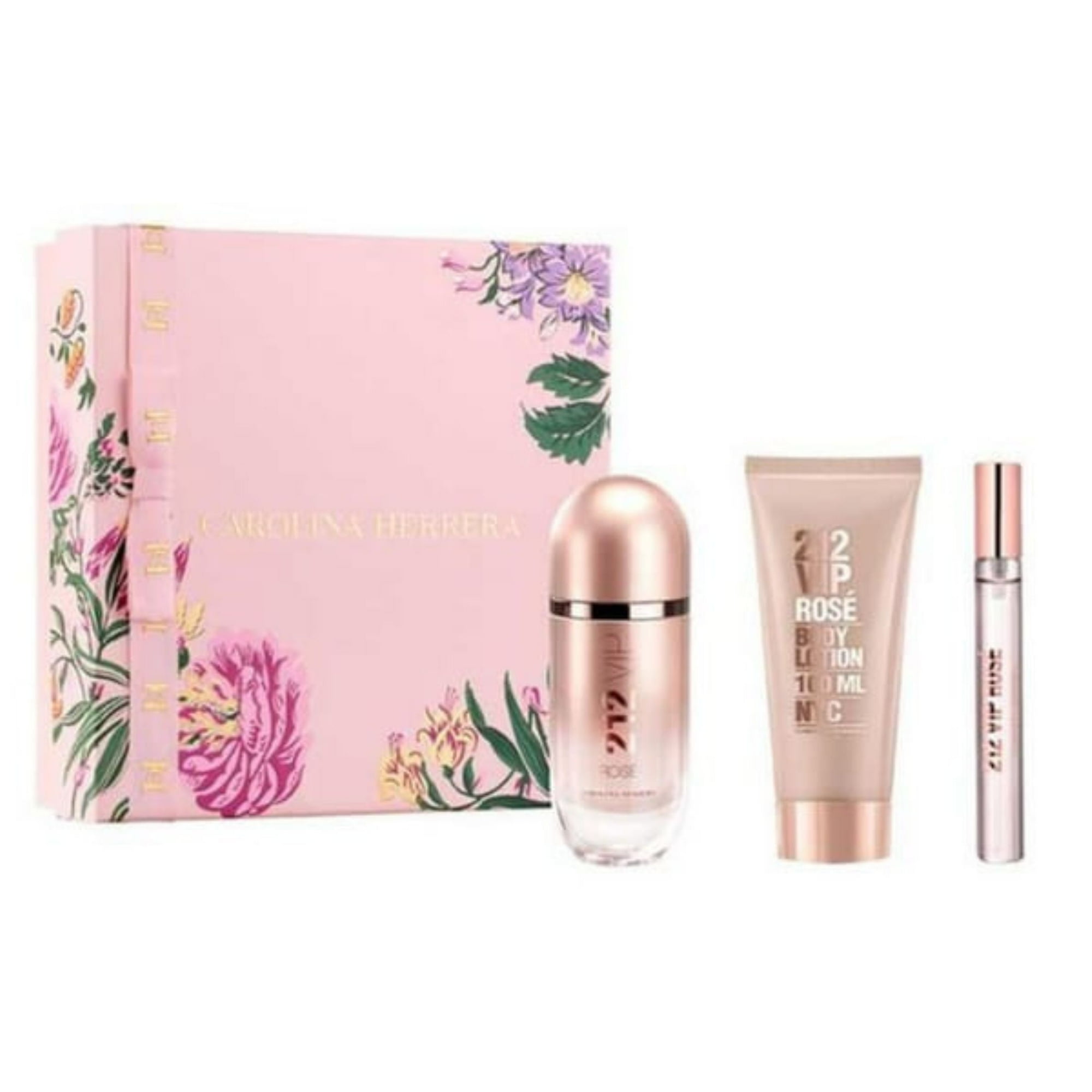 Carolina Herrera 212 Vip Rose Estuche Edp 80ml+locion 100ml+mini 10ml