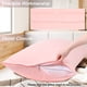 thumbnail image 5 of Funda de almohada corporal con cremallera REGALWOVEN, fundas de almohada de algodón egipcio, Queen Pink, 5 of 7