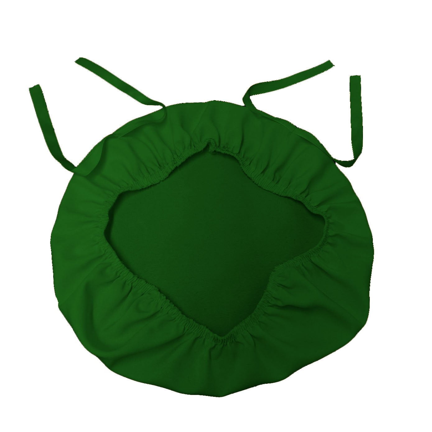 La Linen - Funda De Cojín Para Silla La, Lino, Poliéster, Popelina, Verde, Paquete De 4