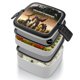 thumbnail image 4 of El Ascenso de las Bestias Fiambrera de Doble Capa, Contenedor de Almuerzo Portátil Apilable, Almacenamiento de Alimentos Hermético a Prueba de Fugas, 1000ml, 4 of 6