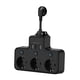 thumbnail image 3 of Adaptador De La UE Con 3 USB 1 Tipo C Tira De Alimentación De Carga Rápida Para El Hogar Pared Hotel Negro, 3 of 3