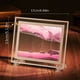 thumbnail image 1 of 1pc Moving Sand Art Picture Round/Rectangular Glass 3D Deep Sea Sandscape In Motion Display Flowing Sand Frame Relaxing Desktop Home Office Work Decor, 1 of 3