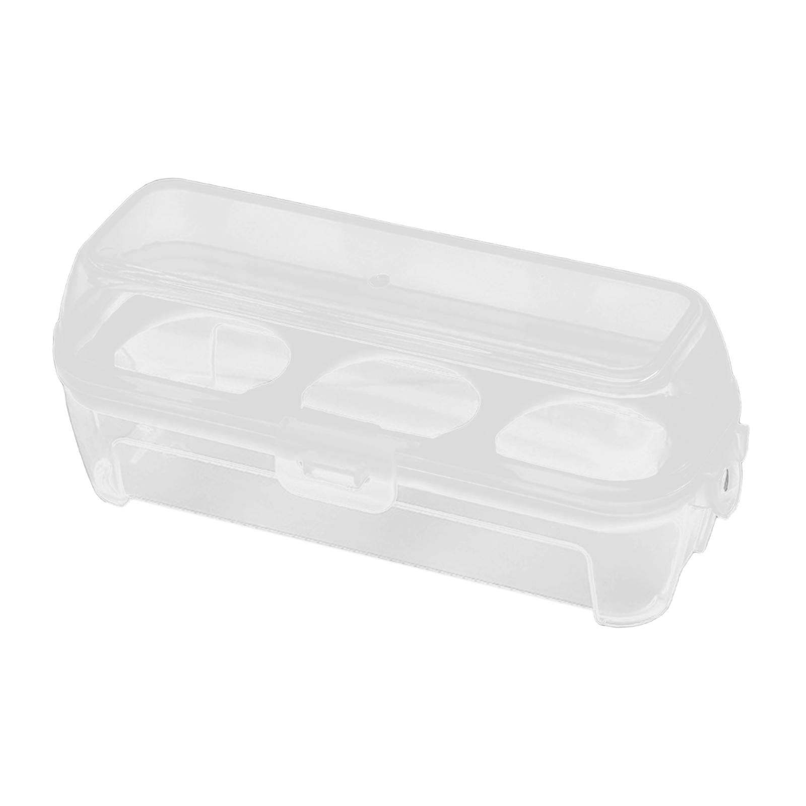 Bothyi - Caja Organizadora De Almacenamiento De Huevos Estuche De Transporte De Huevos De Viaje Estuche Contenedor De Huevos De Senderismo 3 Rejillas 15.5x6.5x6cm
