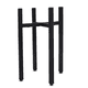 thumbnail image 1 of Set Organizador Pedestal Belug Porta Macetero Desmontable Metal Negro, 1 of 5