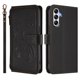 thumbnail image 2 of Funda Cartera Mariposa para [Samsung Galaxy A35 5G] con Soporte y Cremallera Negro, 2 of 6