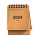 thumbnail image 3 of Calendario 2024, Calendario De Escritorio Pequeño Portátil Independiente Para Oficina, Hogar, Escritorio, Piel De Vaca, 3 of 5