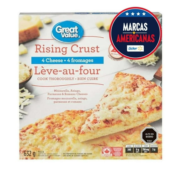 Pizza 4 Quesos Masa Tradicional, 632 g