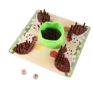 Magideal - Juego De Erizo, Juguete De Aprendizaje De Tablero De Erizo, Juguete De Reconocimiento De Color, Juego De Mesa De Erizo, Juego De Palo De Erizo Para