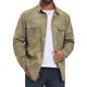 thumbnail image 1 of INSPIRE CHIC Camisa de Camuflaje para Hombre de Manga Larga con Botones, Camisas Ligeras para Safari al Aire Libre L Caqui, 1 of 4