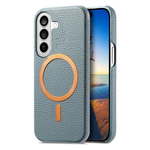 Funda FOXDOCK para Samsung Galaxy S26 Pro Magnética, protección contra caídas, con soporte y ranuras para tarjetas-azul