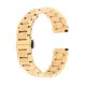 thumbnail image 2 of pulsera de correa de acero inoxidable para hombre reloj de pulsera de oro doble 20mm, 2 of 3