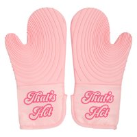 Juego De Guantes Para Horno Paris Hilton That'S Hot, Resistentes Al Calor, Color Rosa