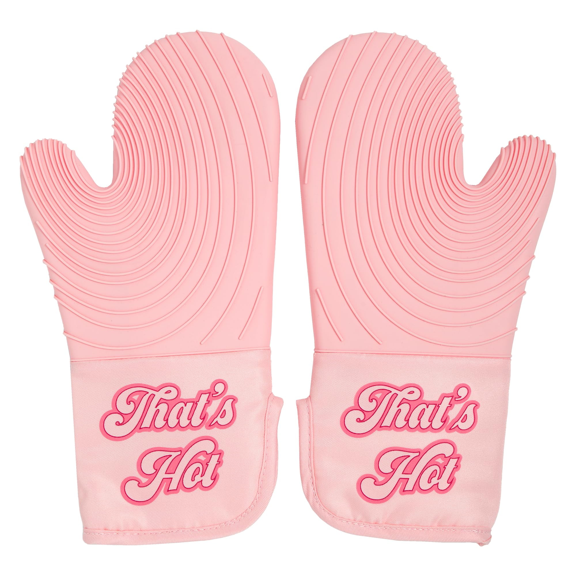 Juego De Guantes Para Horno Paris Hilton That's Hot, Resistentes Al Calor, Color Rosa