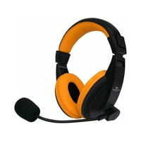 Monster Games - Audifono Gamer Jack 3.5 Negro Najaranja Loud