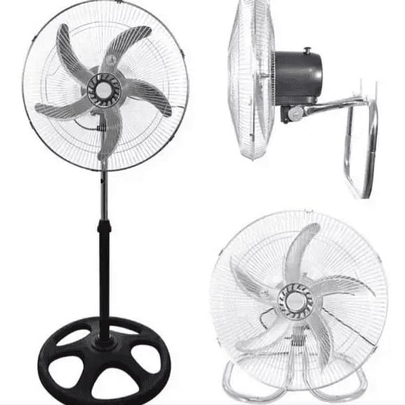 Ventilador Industrial Metalico 18 Alta Potencia 3 En 1