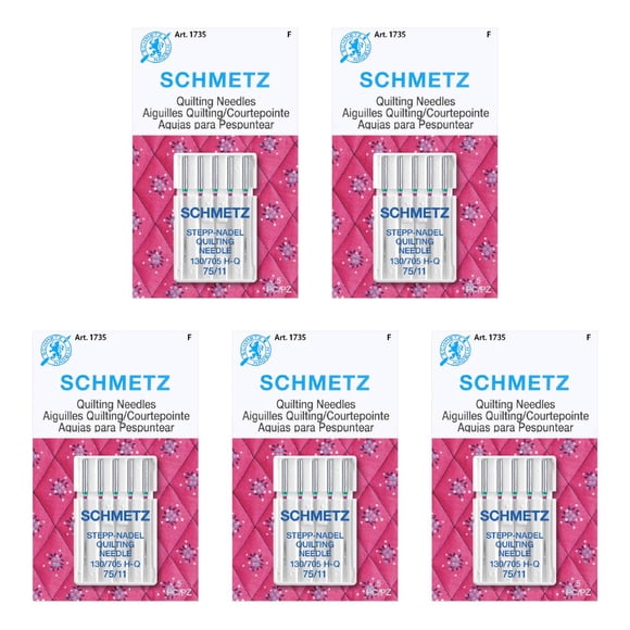 Agujas para máquina de coser SCHMETZ 75/11 - Pack de 5