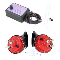 Magideal - Controlador De Bocina De Aire Para Coche Y Camión, Caja De Control De 12V, Piezas De Repuesto, Accesorio Ligero Para Barco, Con 8 Controles De Sonido