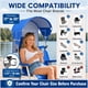 thumbnail image 3 of Sombrilla para silla Minndudu plegable UPF 50+ con abrazadera ajustable, 3 of 8