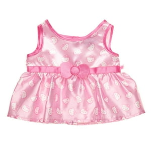 Vestido Build A Bear Rosa Iridiscente Hello Kitty