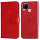 thumbnail image 1 of Funda tipo cartera FOXDOCK para Realme C15 , diseño girasol en relieve, cuero PU, cierre magnético, soporte y tarjetero, 1 of 5