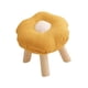 thumbnail image 5 of Sofá reposapiés reposapiés zapatos que cambian la forma de la flor cómodo lindo antideslizante puf pequeño taburete debajo del escritorio para porche amarillo, 5 of 5