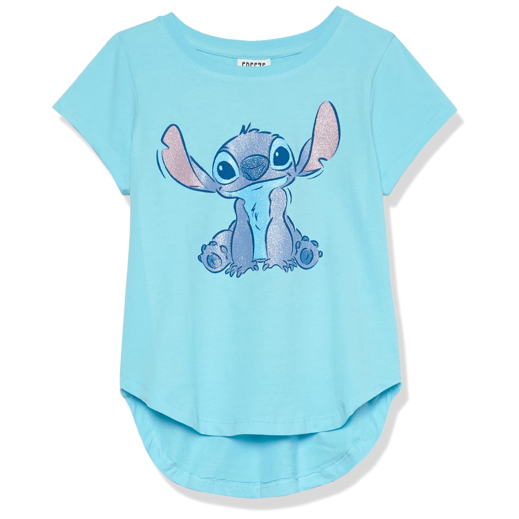 Remera Disney Lilo & Stitch Manga Corta Para Niños