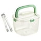 thumbnail image 1 of Tipo De Prensa Bandeja De Cubitos De Hielo Reutilizable Ahorre Espacio Para Bebidas Congelador Enfriamiento Cubo De Hielo Verde, 1 of 3