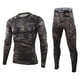 thumbnail image 3 of Conjunto de ropa interior térmica para hombre, y pantalones para el sudor, ropa de secado , cálida para entrenamiento, montañismo, - S S, 3 of 5