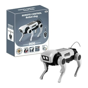 Fliperex - Kit Arma Tu Primer Perro Robot Rc A Control Remoto Juguete Infantil Blanco