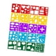 thumbnail image 2 of 20x Plantillas De Pintura Juego De Plantillas De Dibujo Práctico Portátil Colorido Resistente, 2 of 5
