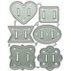thumbnail image 1 of Cortador de troquel Labriciyon Silver Buckle DIY para scrapbooking, 1 of 9