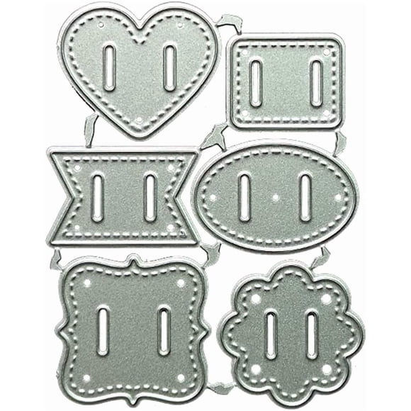 Cortador de troquel Labriciyon Silver Buckle DIY para scrapbooking