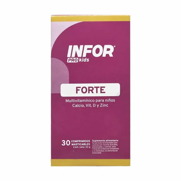 MULTIVITAMINICO INFOR PROKIDS FORTE PARA NIÑOS 30CAP MASTI