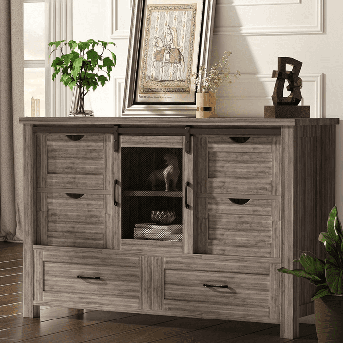 Muebles Santa Ana - Buffet Aparador Rustico Roble