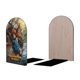 thumbnail image 2 of Oso Paddington Sujetalibros decorativos temáticos, tope para estantería con base antideslizante, uso dual para hogar y oficina - 2 piezas, 2 of 6
