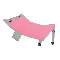 Ioensy - Reposapiés De Avión Para Niños Reposapiés Cama Compacta Para Niños Accesorios De Viaje En Avión Rosa 89Cmx54Cm
