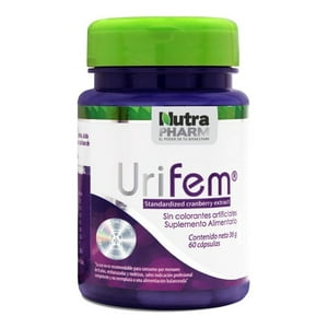 Urifem X60 (Prevención Infección Urinaria) Nutrapharm