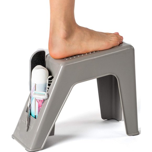 Demis Home Shower Foot Rest Pedicure Foot Rest Grey S