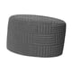 thumbnail image 2 of Funda Otomana Suave Para Reposapiés De Dormitorio, Otomana Para Sala De Estar, Gris Oscuro, 2 of 5